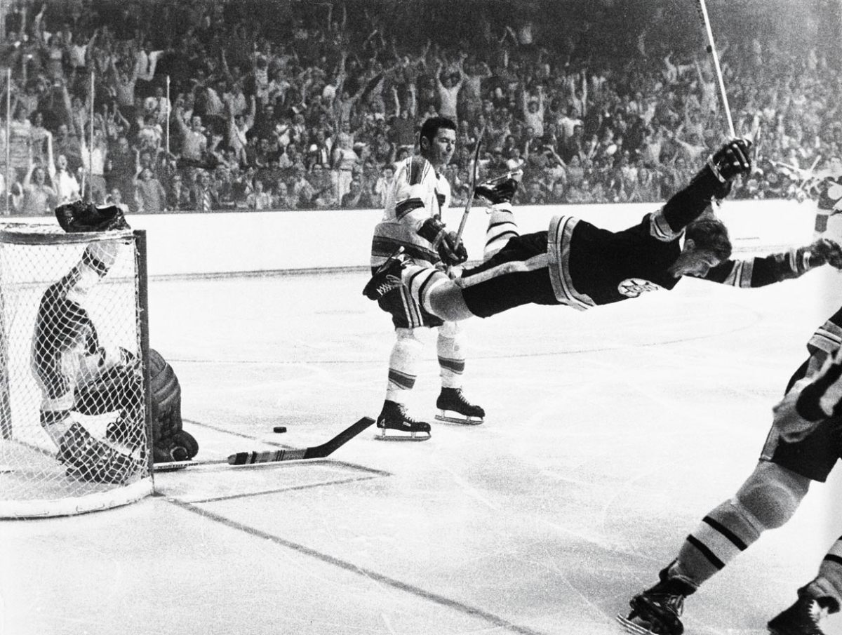 BOBBY ORR  Boston Bruins 1966 Away CCM Vintage NHL Hockey Jersey