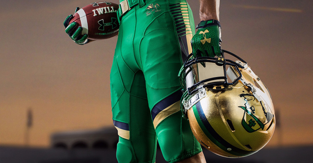 Notre Dame Unveils 2014 Shamrock Series Uniforms – SportsLogos.Net