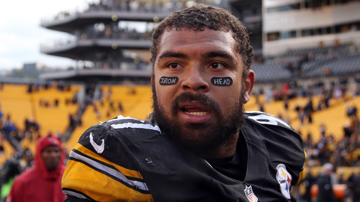 Cam Heyward's eye black will not read 'Iron Head,' fine reduced - Sports  Illustrated