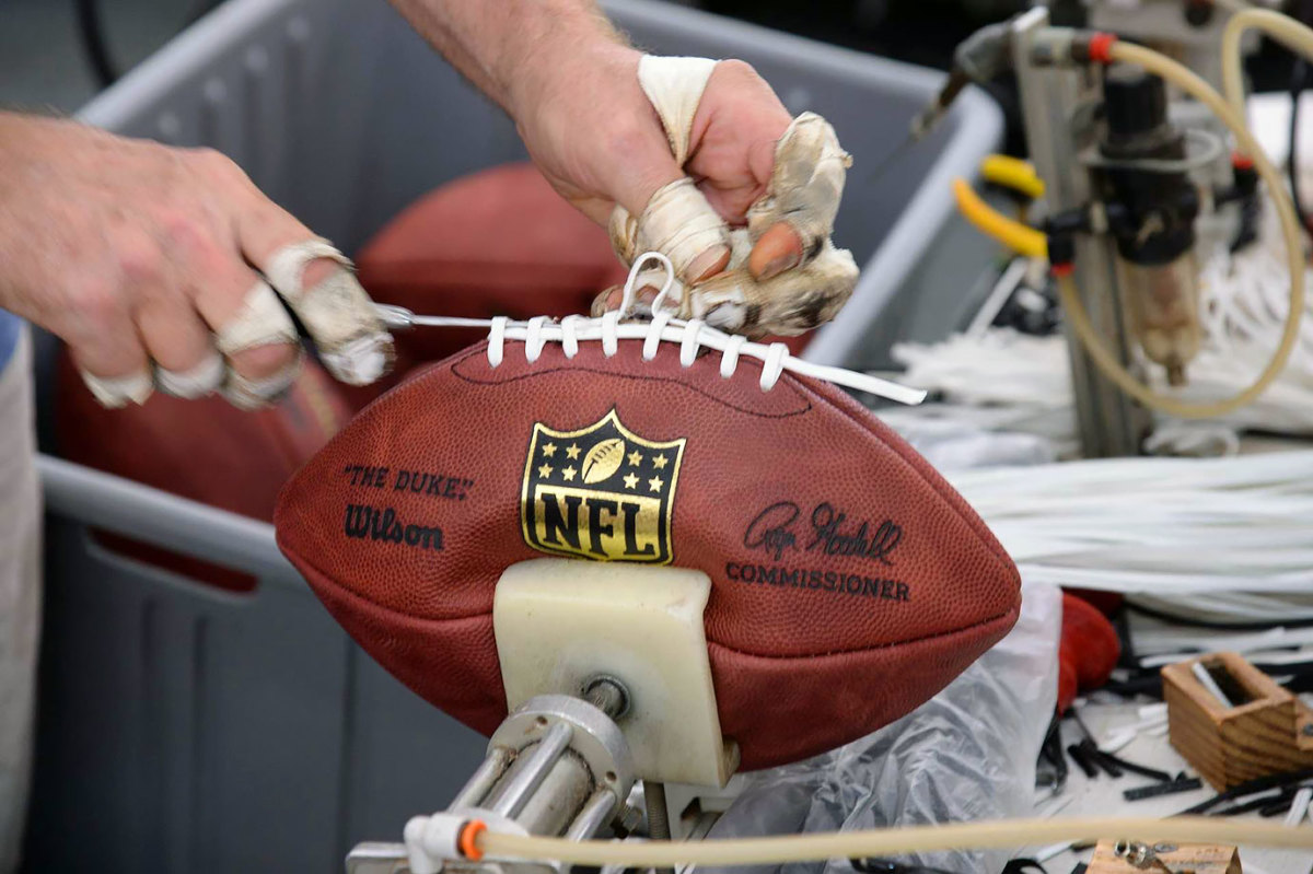 The making of an NFL football