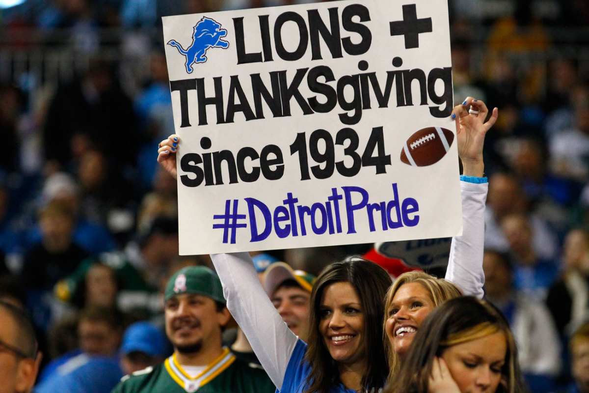 detroit lions play on thanksgiving day