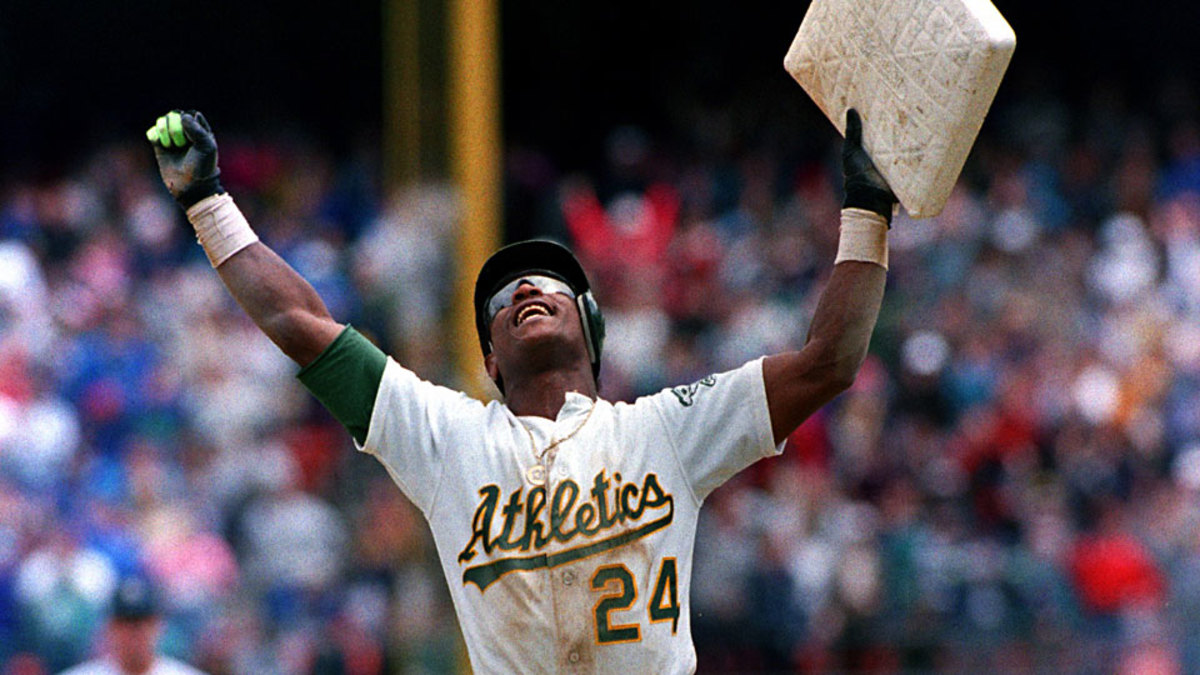 Rickey Henderson All Time Stolen Base Record Card