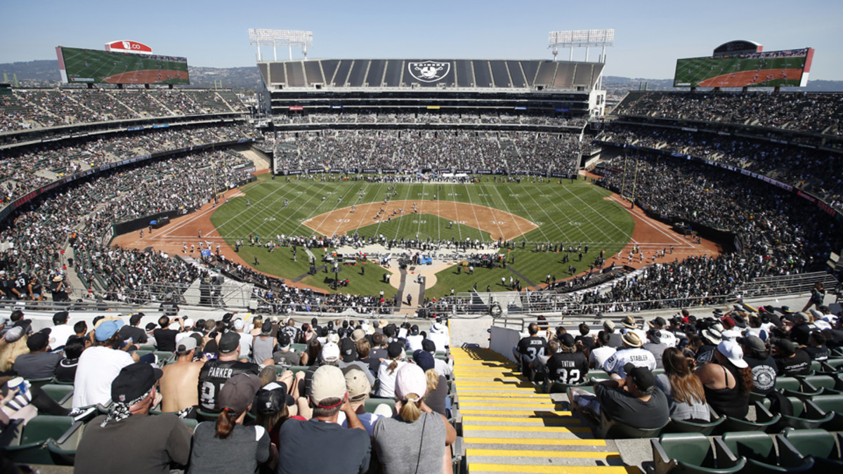 Raiders refuse to paint 50-yard line marker gold at O.co Coliseum