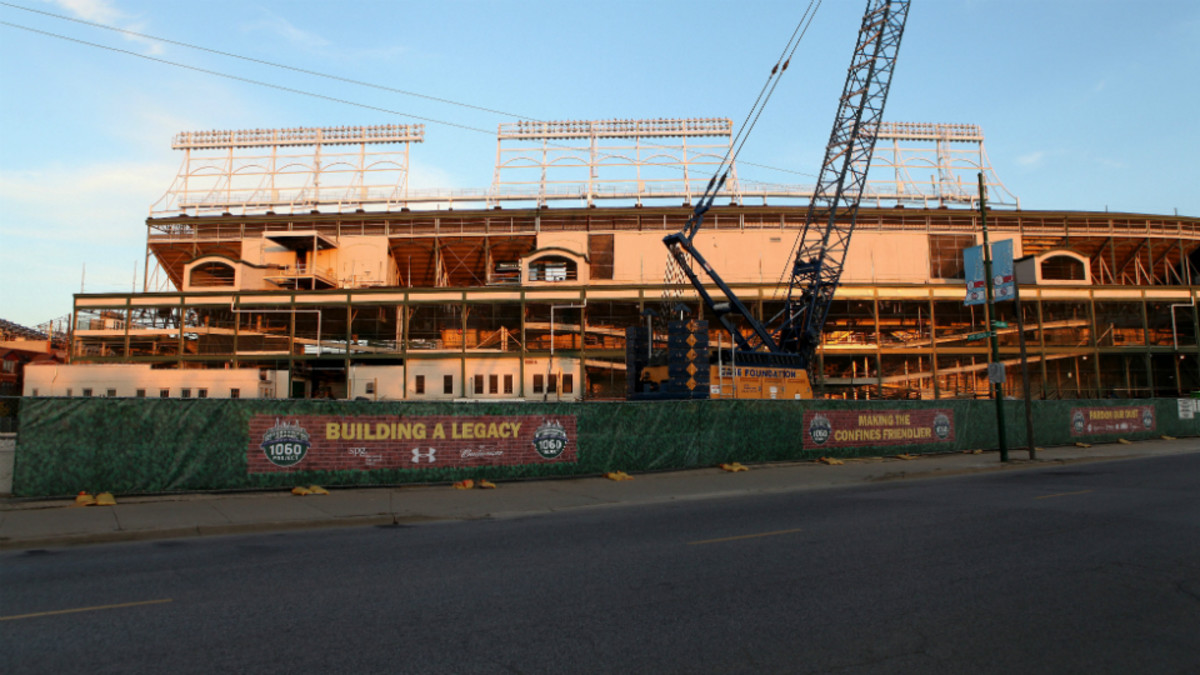 Cubs' renovation of Wrigley Field outfield will continue Sports