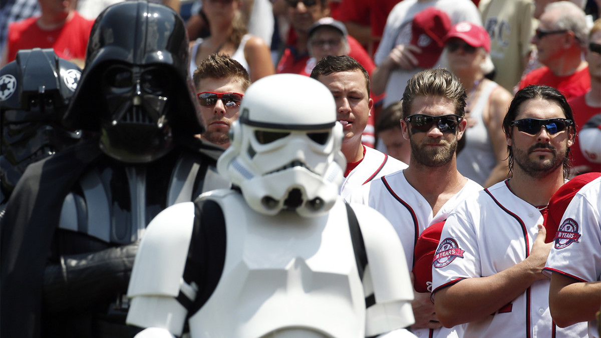 Washington Nationals Star Wars Presidents mascots Sports Illustrated