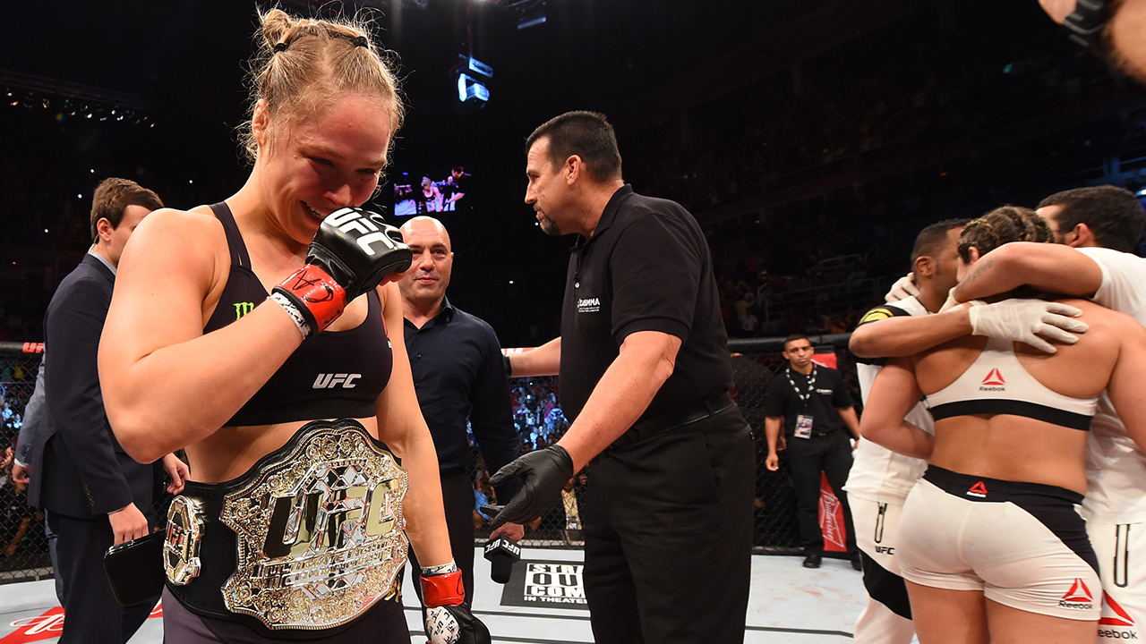 Ronda Rousey Bethe Correia UFC 190 knockout cry - Sports Illustrated