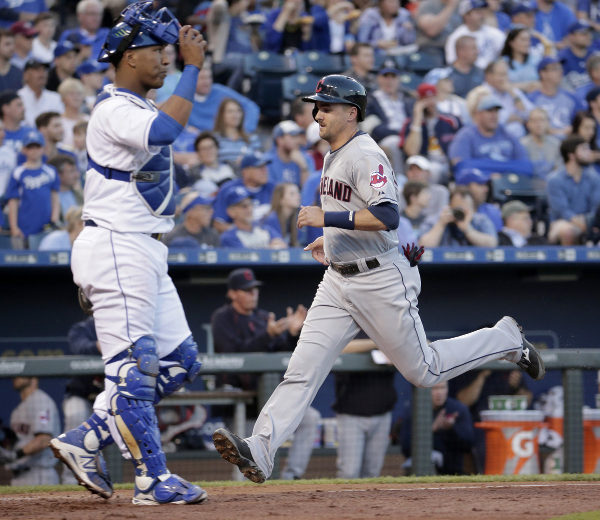 Indians rough up Danny Duffy, roll to 10-3 win over Royals - Sports ...