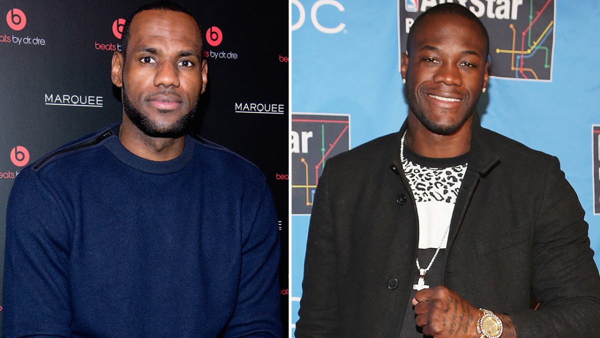 LeBron James Deontay Wilder is mistaken for NBA superstar 