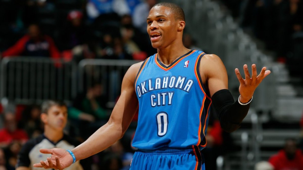 Oklahoma City Thunder's Russell Westbrook left hanging - Sports Illustrated