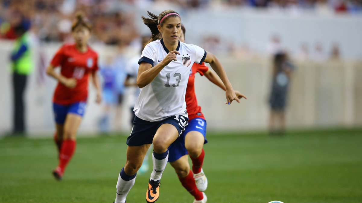 Veronica Charlyn Corral of Mexico after scoring her second goal