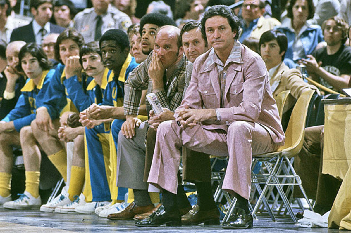 Though he wasn't good enough to play for the legendary Al McGuire, Majerus (third from right) was an assistant on Marquette's 1977 national title team.