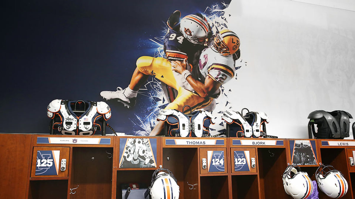 Auburn Locker Room Gets Visual Remake Sports Illustrated