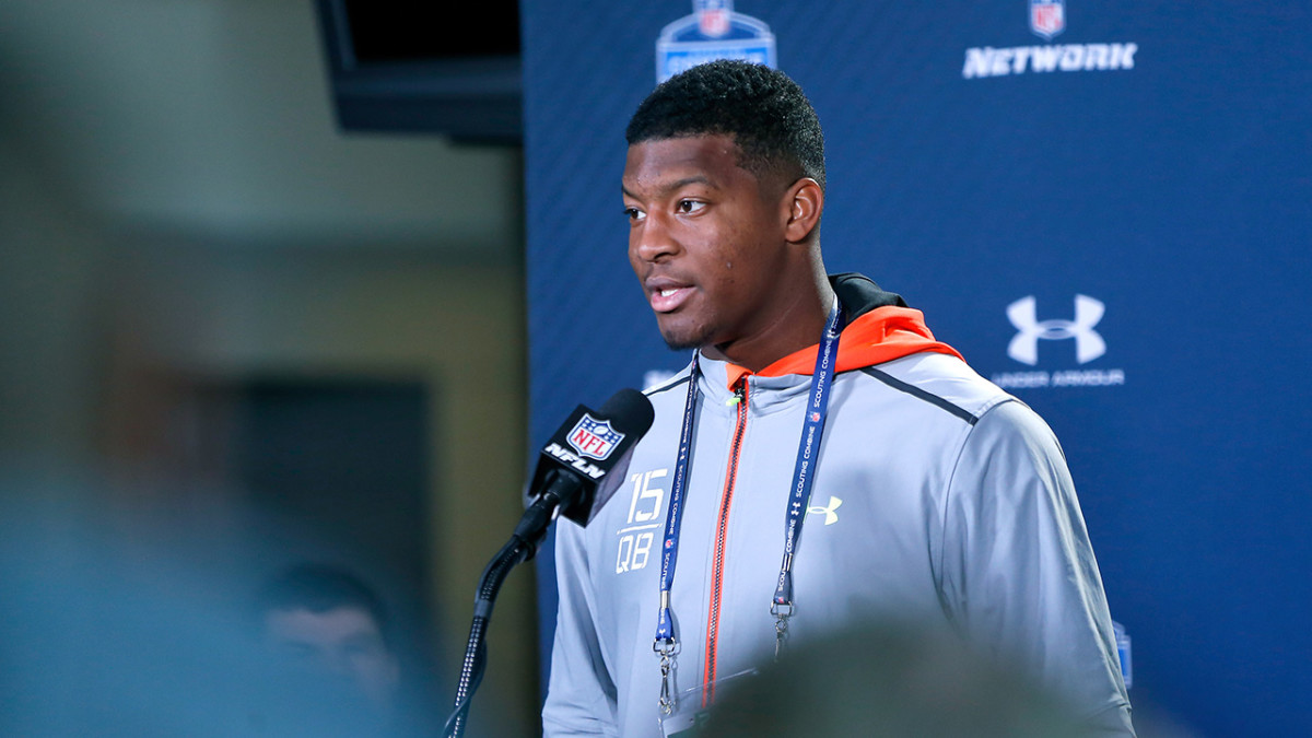 Jameis Winston Addresses Media At NFL Combine - Sports Illustrated