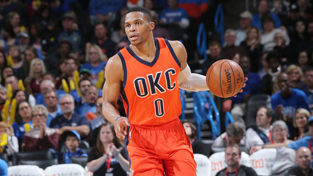 Thunder's Russell Westbrook passes ball off defender (video) - Sports ...