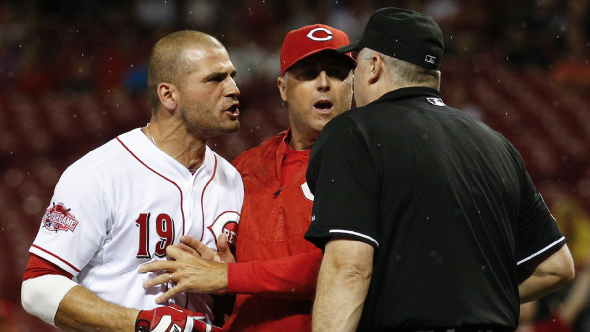 Reds star Joey Votto suspended by MLB for 'aggressive actions' during  argument with umpires 