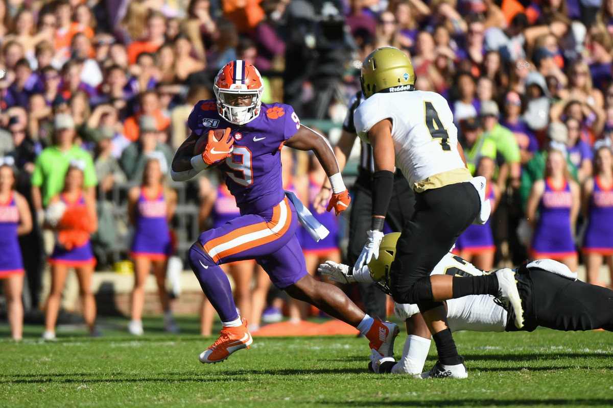 Travis Etienne has already rushed for more than 1,100 yards and scored 11 touchdowns this season