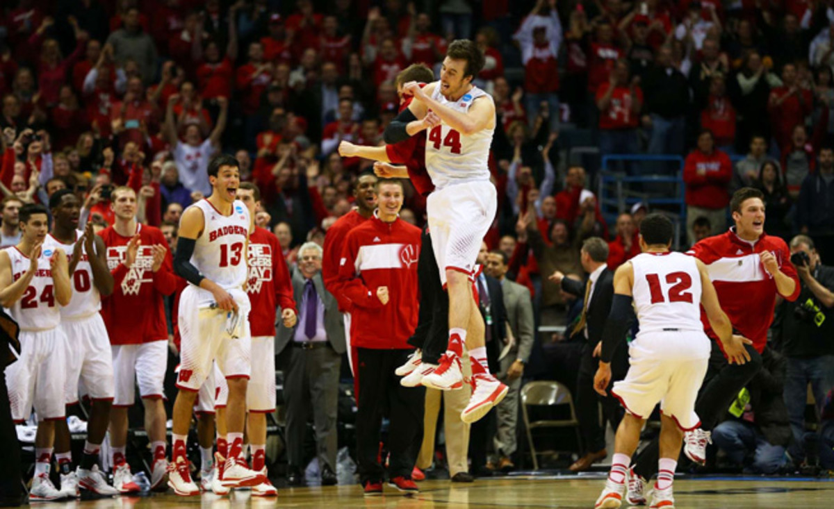 Frank Kaminsky Sr. said he always knew that his son's (No. 44) moment would come, and it finally has. 