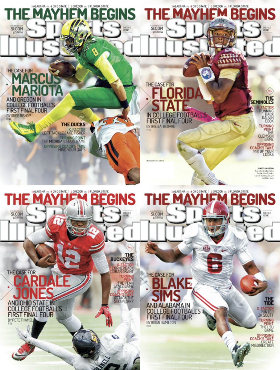 sports illustrated college football covers