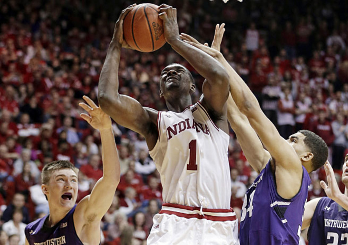 Noah Vonleh and Indiana suffered a damaging home loss to Northwestern after a win over Wisconsin.