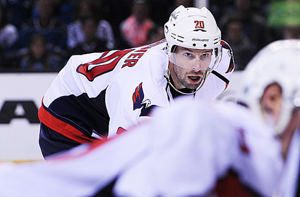 Troy Brouwer of the Washington Capitals