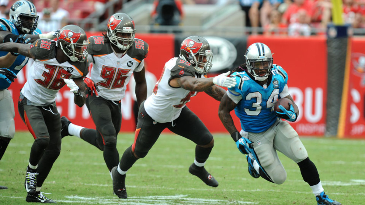 Panthers thin at running back after Mike Tolbert, Jonathan Stewart injuries  