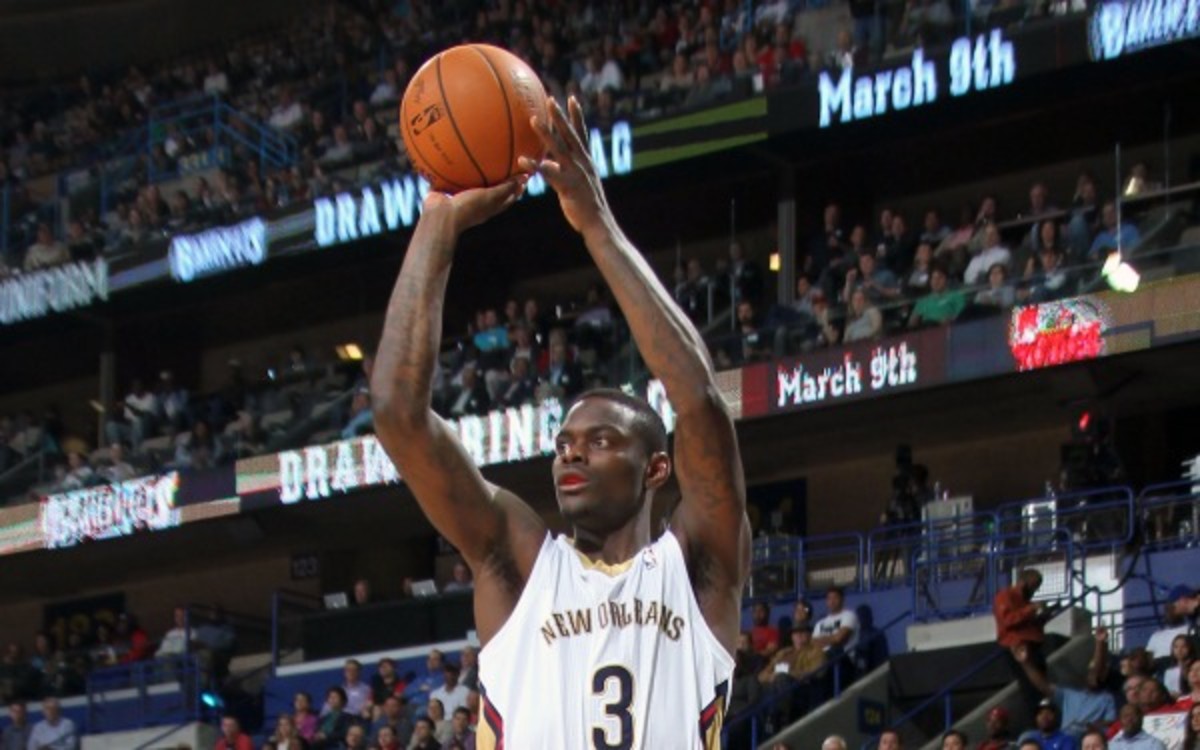 Pelicans guard Anthony Morrow leads the NBA in 3pt FG percentage (Layne Murdoch Jr./NBAE via Getty Images) 