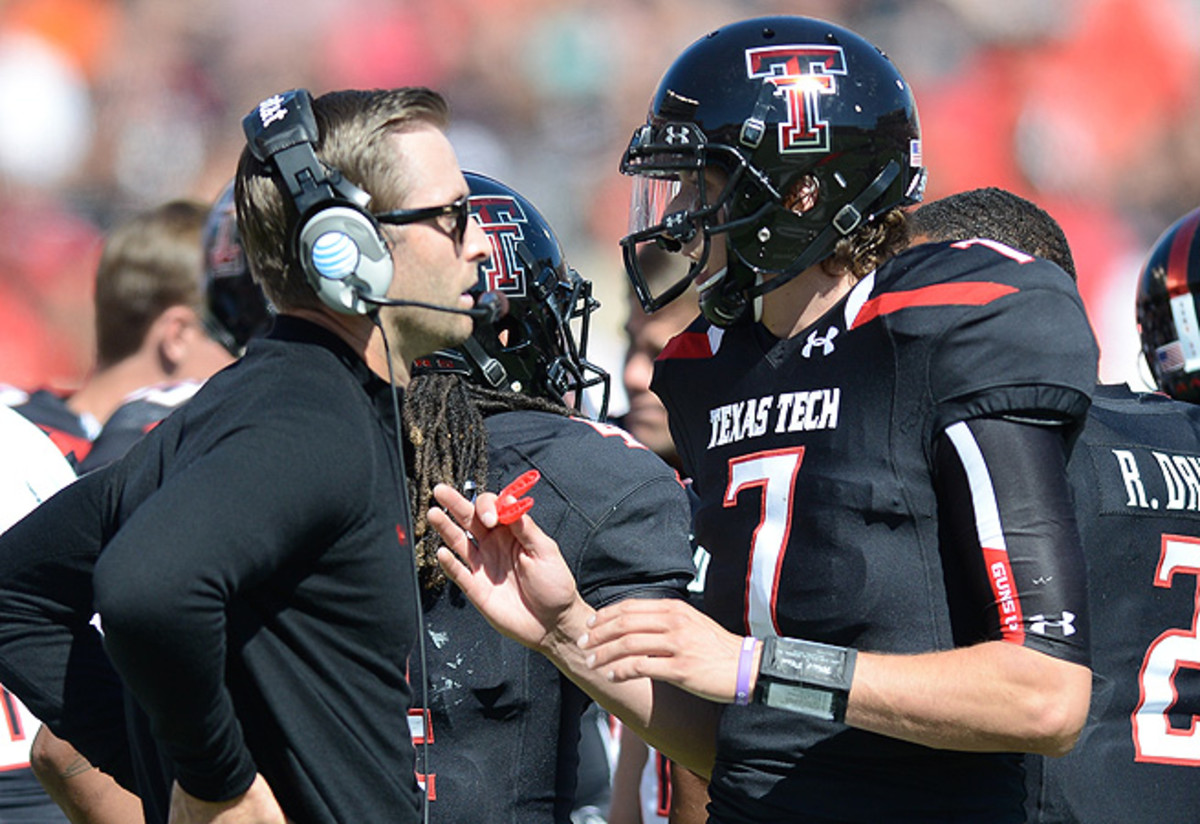 Texas Tech coach Kliff Kingsbury has had three quarterbacks transfer since the end of last season.