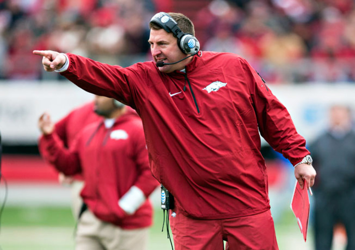 Bret Bielema says the proposed NCAA defensive substitution rule change comes down to player safety.