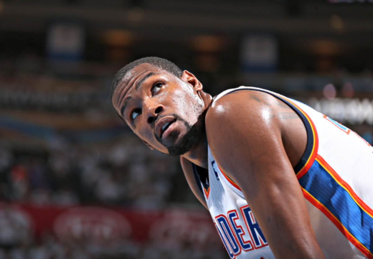 Kevin Durant and the Thunder came up just short of the NBA Finals. (Nathaniel S. Butler/NBAE via Getty Images)