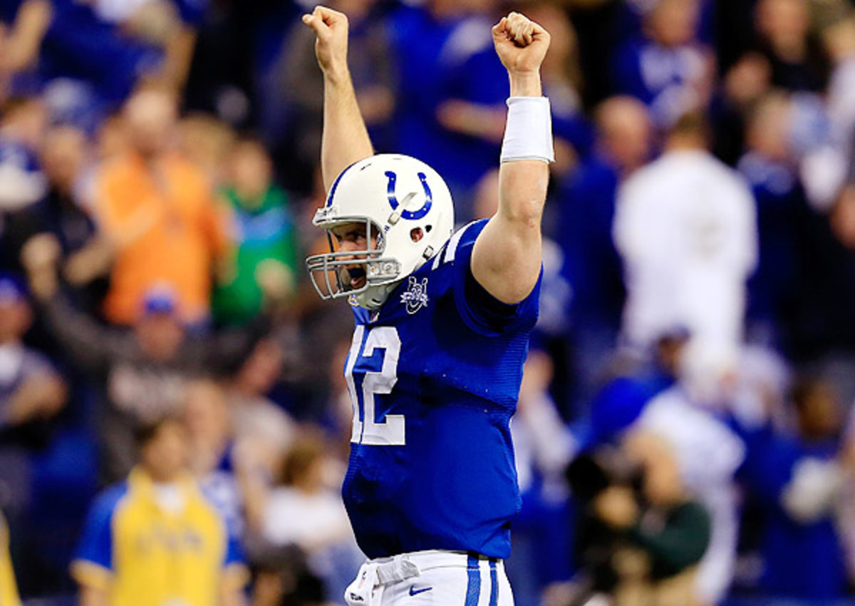 Andrew Luck helped the Colts overcome a 38-10 deficit.