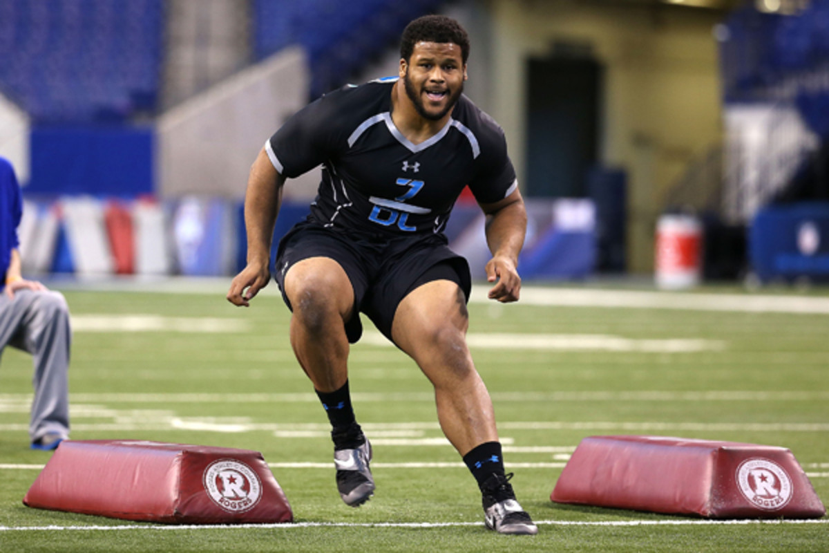 Aaron Donald, Michael Sam among Monday's combine risers and sliders -  Sports Illustrated