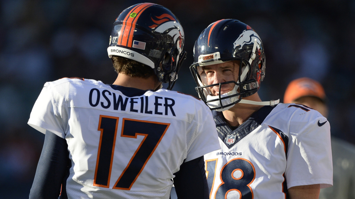 Brock Osweiler laughs off viral moment with Peyton Manning