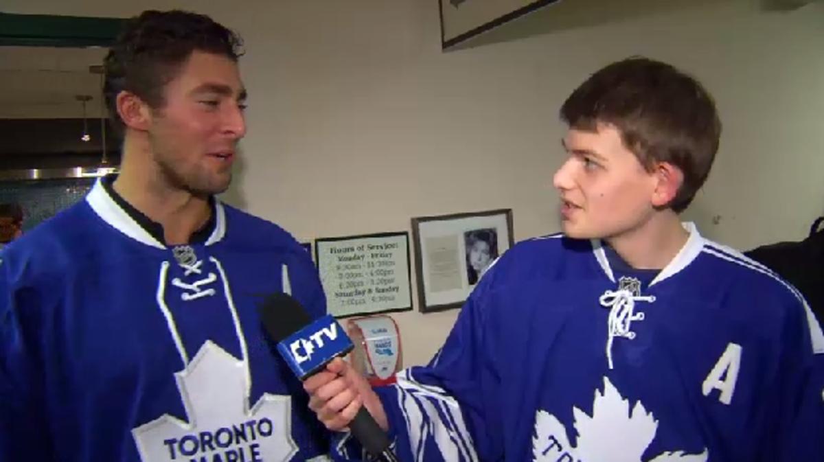 Video Toronto Maple Leafs Joffrey Lupul Was Asked If He Had A