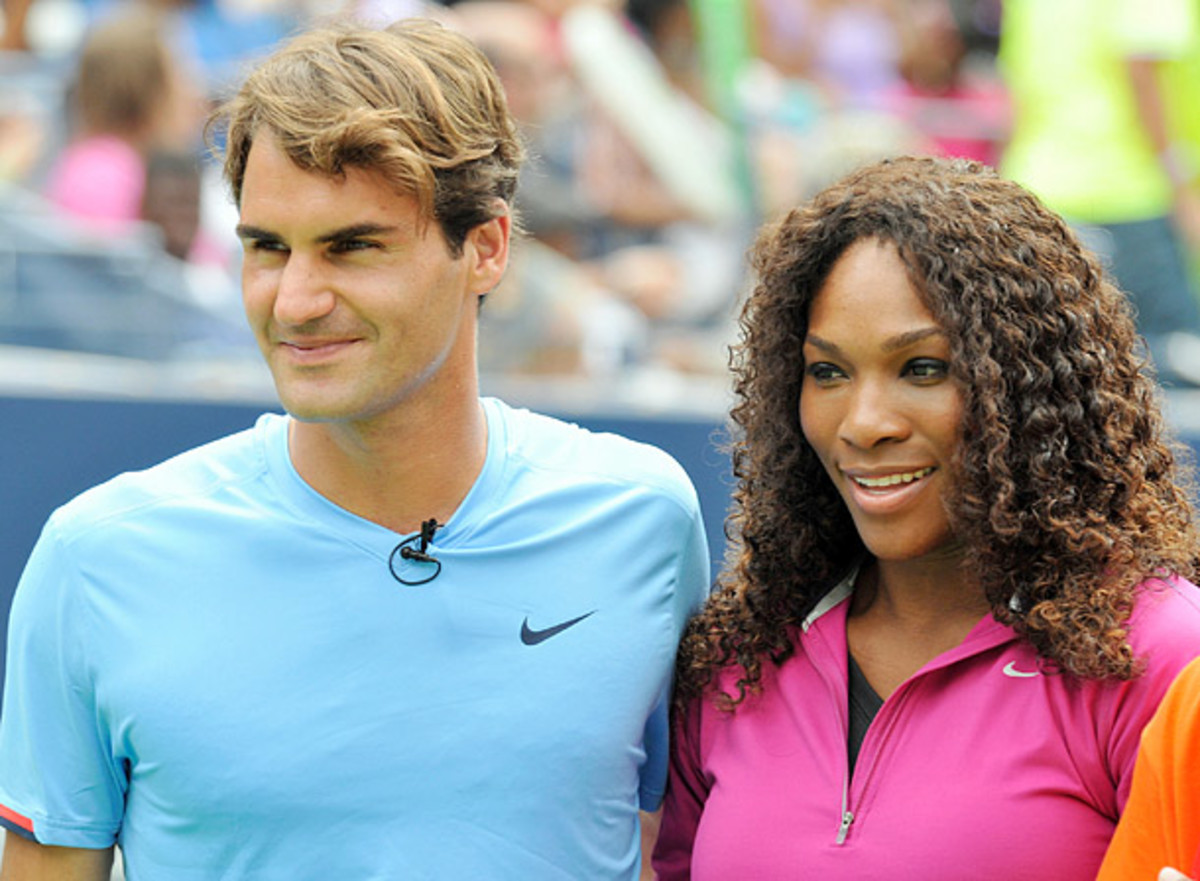 Roger Federer and Serena Williams