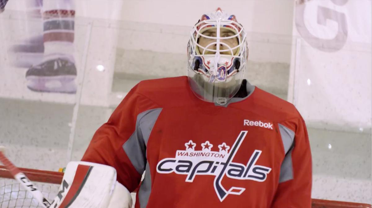 A first look at Henrik Lundqvist's new Capitals mask