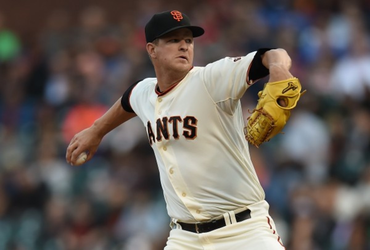 Matt Cain pitched the Giants' first perfect game in franchise history in June 2012. (Thearon W. Henderson/Getty Images)