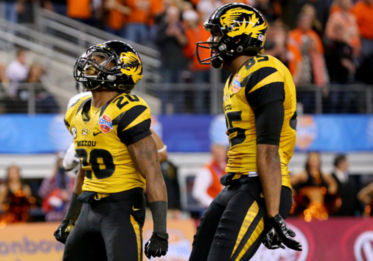 Henry Josey rushed for X yards and X touchdowns to lead Missouri to a win over Oklahoma St. (Ronald Martinez/Getty Images)