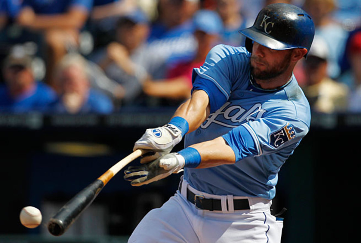 The Royals are last in the AL in home runs and Alex Gordon's modest total of 13 leads the team.