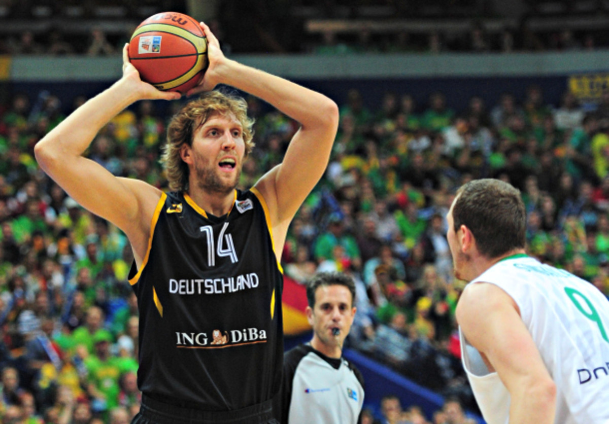 Dirk Nowitzki last played for the German national team at EuroBasket 2011. (Christof Koepsel/Bongarts/Getty Images)