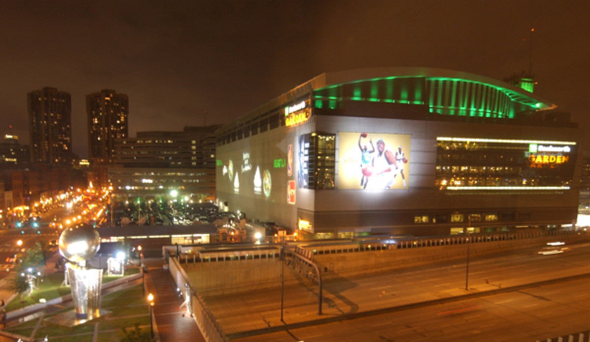 A Celtics game set for Boston's TD Garden on Tuesday has been canceled. (Randy Belice/Getty Images)