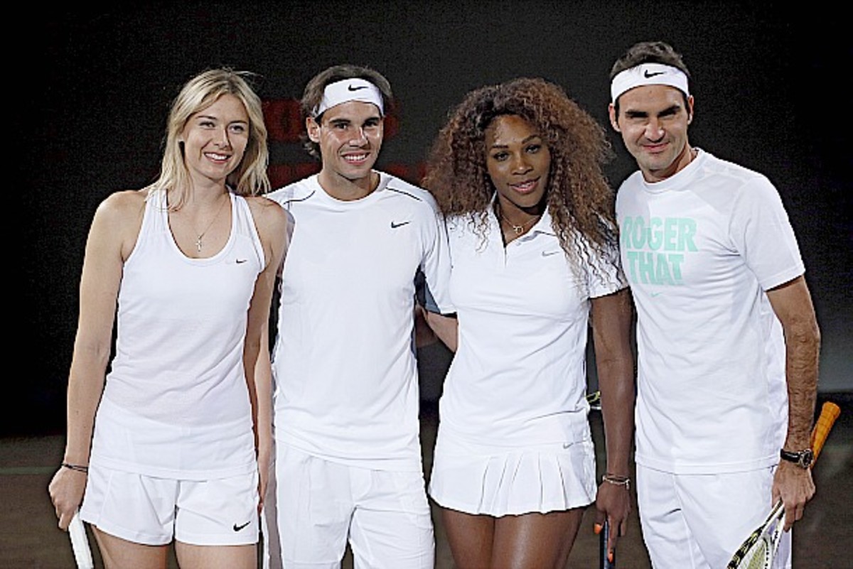 Asombrosamente Con qué frecuencia Estadio Photos: Sharapova, Nadal, Serena Williams, Federer play night tennis -  Sports Illustrated