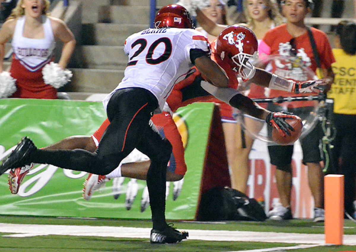 San Diego State's Nat Berhe has a nose for the ball at safety.