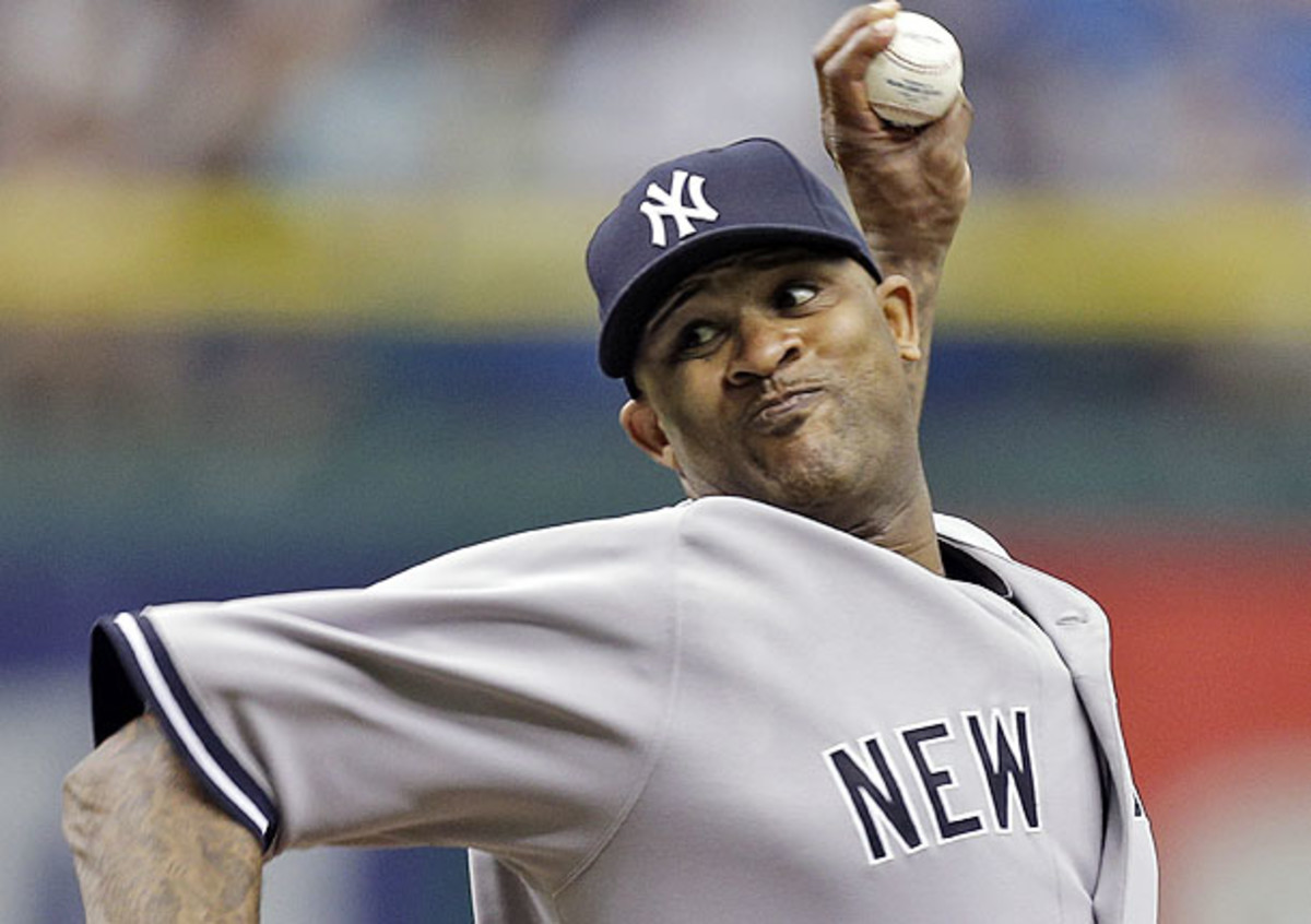 CC Sabathia struggles in Tampa Bay