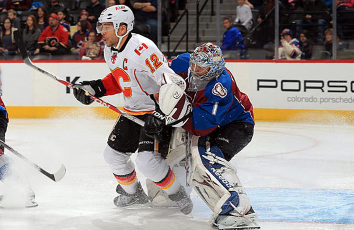 Jarome Iginla of the Calgary Flames is still a top power forward.