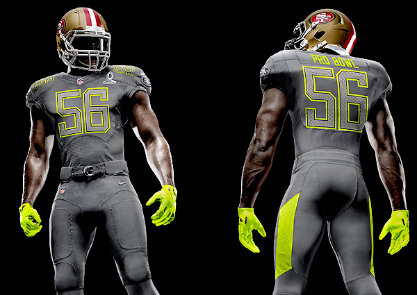 LOOK: Here's what the NFL's slick, new 2016 Pro Bowl uniforms look