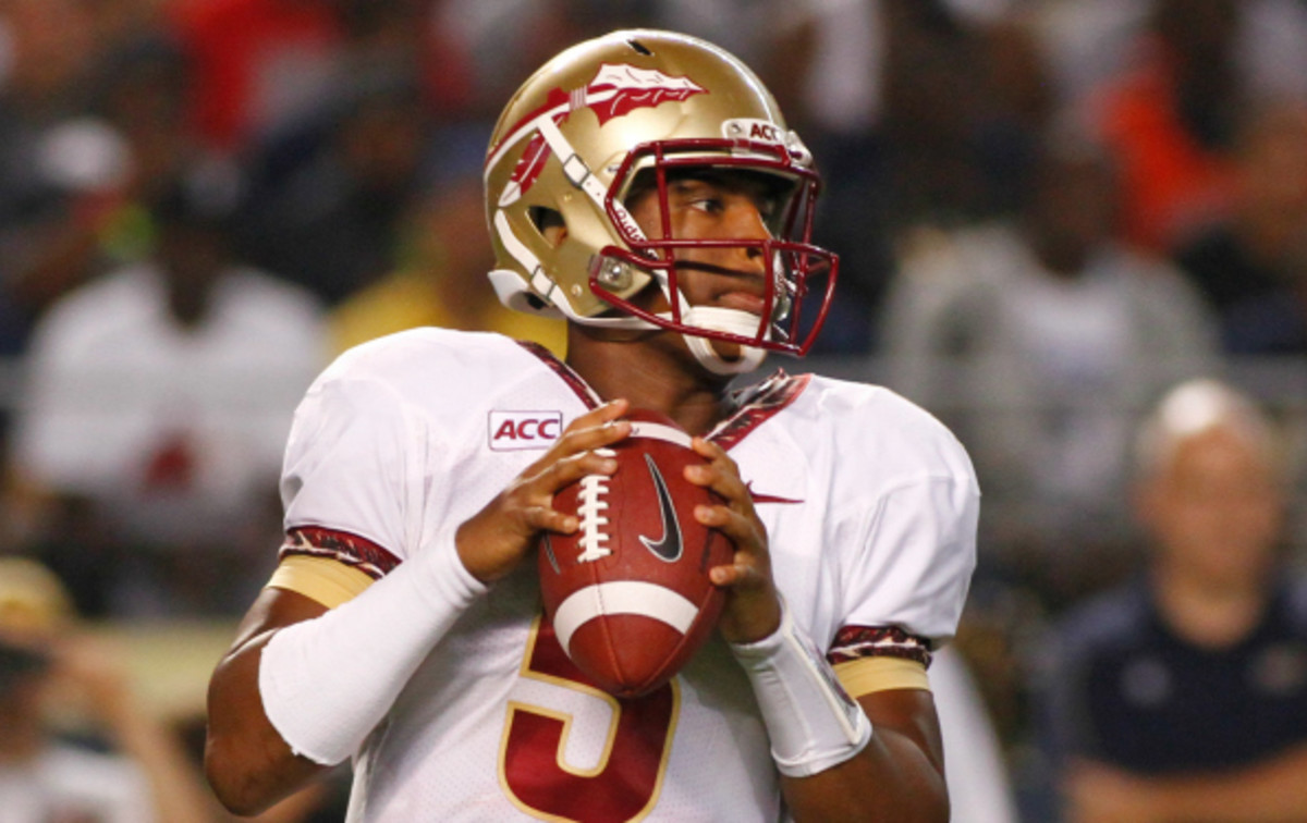 Florida State's Jameis Winston is a leading candidate for this year's Heisman Trophy. (Justin K. Aller/ Getty Images)