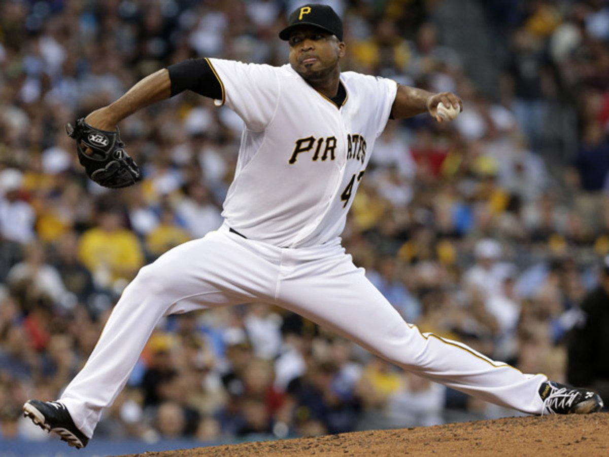 Francisco Liriano grabbed win No. 11 on the season by beating St. Louis on Monday. (Gene J. Puskar/AP)