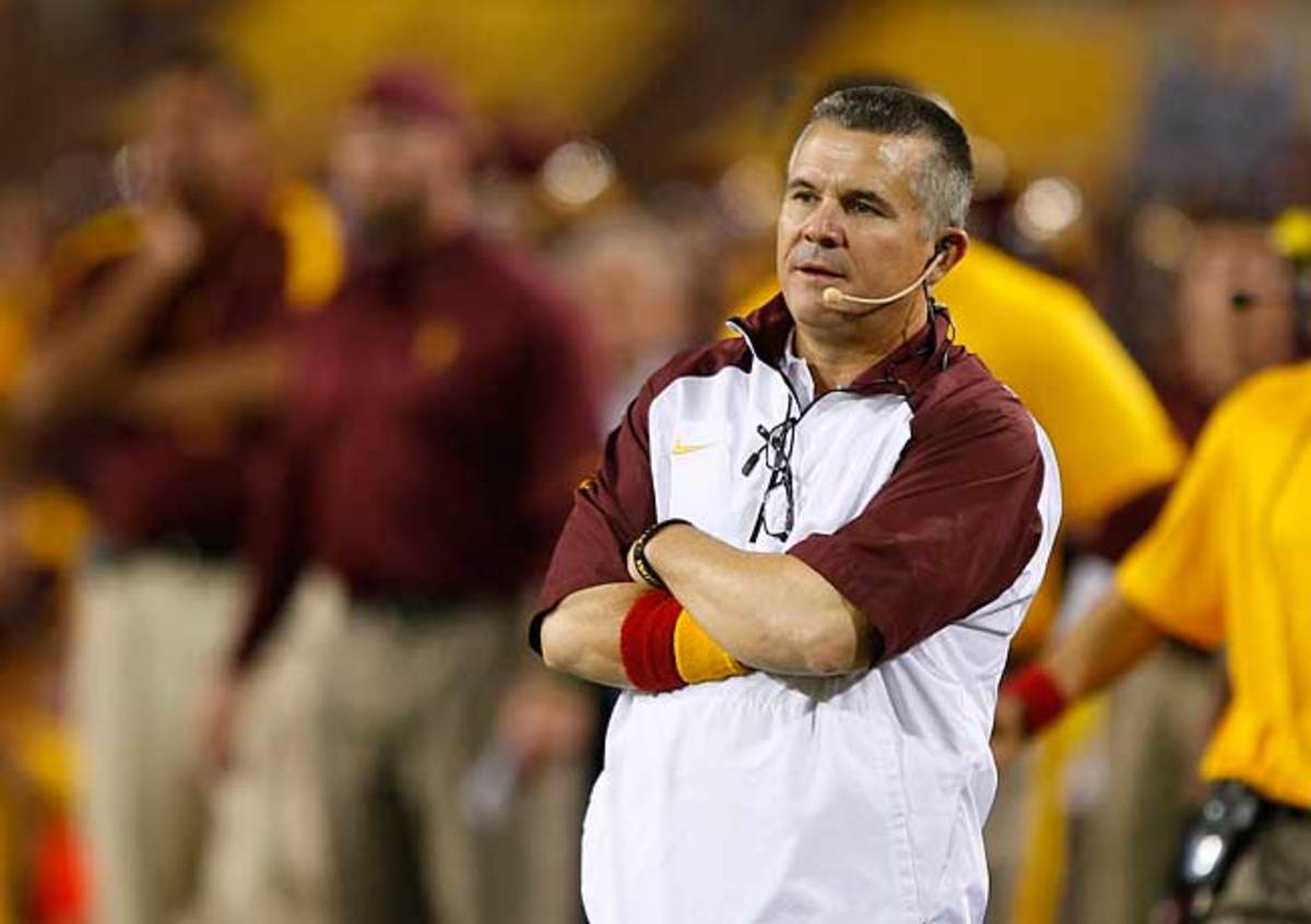 Todd Graham has led the 19th-ranked Sun Devils to an 8-2 mark in his second season at Arizona State.