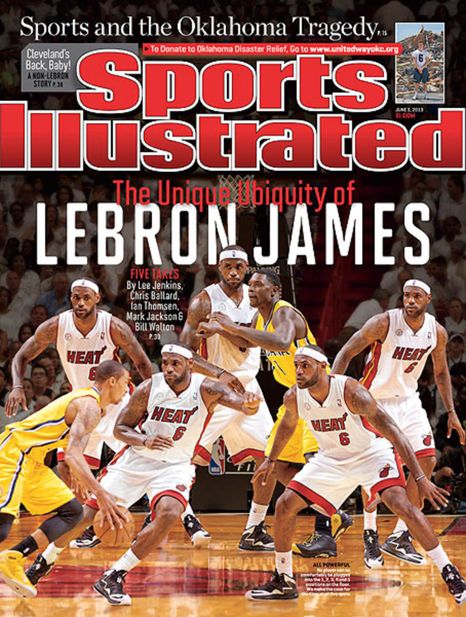 LeBron James Wore a Shirt With His Own Sports Illustrated Cover On It