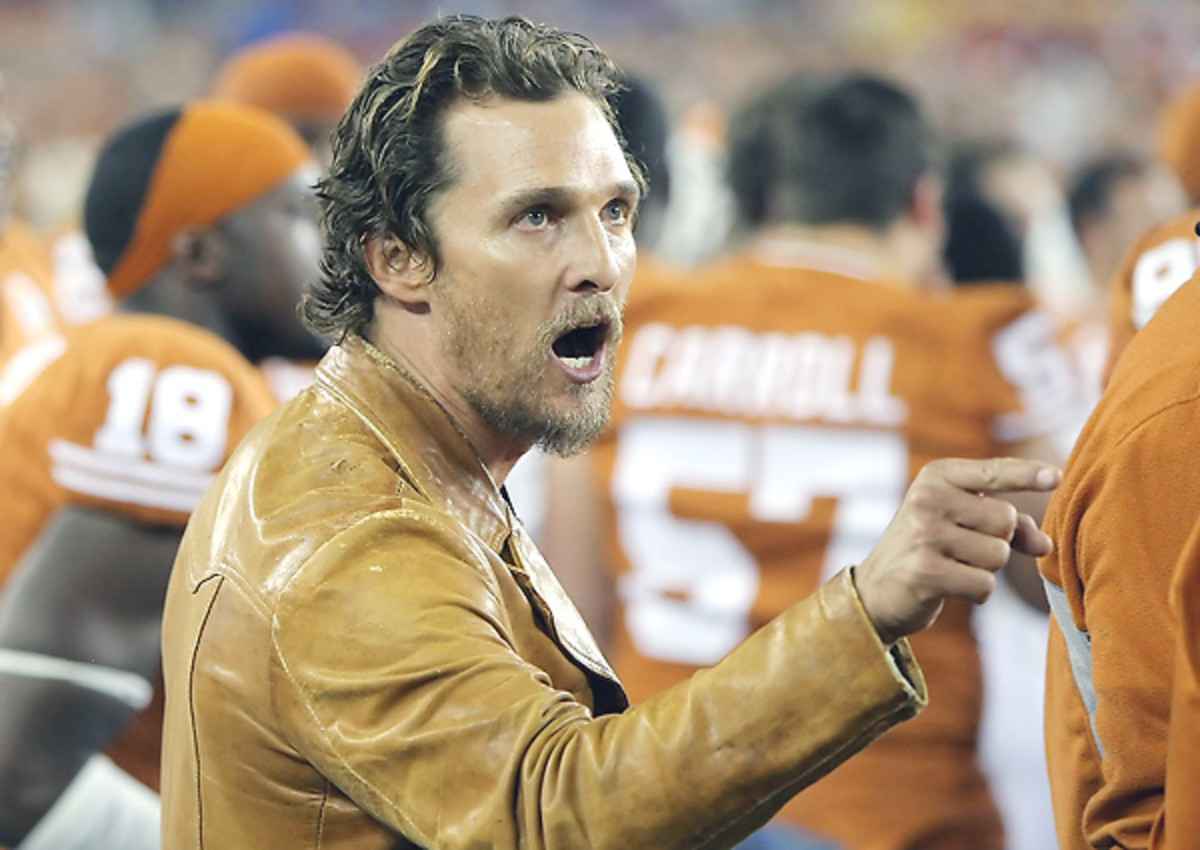 Can't you just imagine the rousing speeches Matthew McConaughey would deliver.